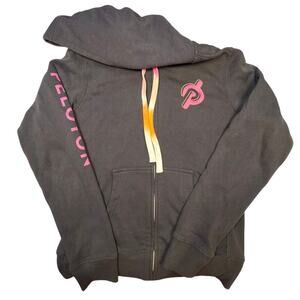 PELETON x Women's Dark Gray/Pink Hoodie Size Small